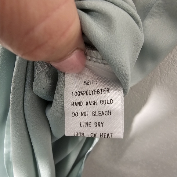 LBLC The Label Sleek Jade Green Cautilina V-Neck Dress Women's Size Large NWT - Picture 3 of 7